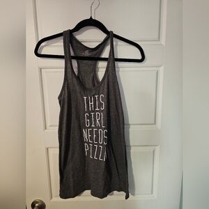 Grey pizza tank